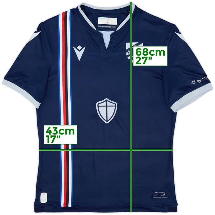 2021-22 Sampdoria Fourth Shirt - 8/10 - (S)