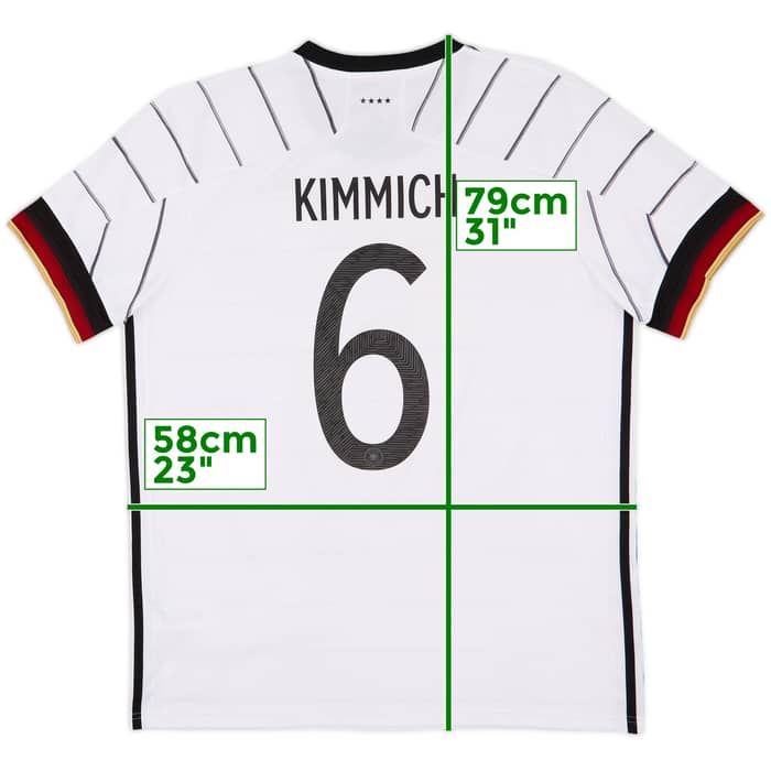 2020-21 Germany Home Shirt Kimmich #6 - 7/10 - (XL)