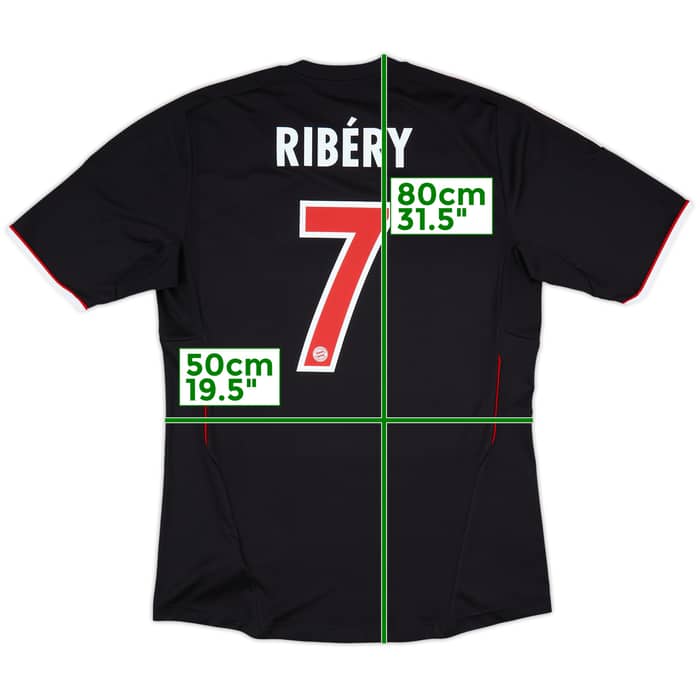 2011-12 Bayern Munich Third Shirt Ribery #7 - 9/10 - (M)