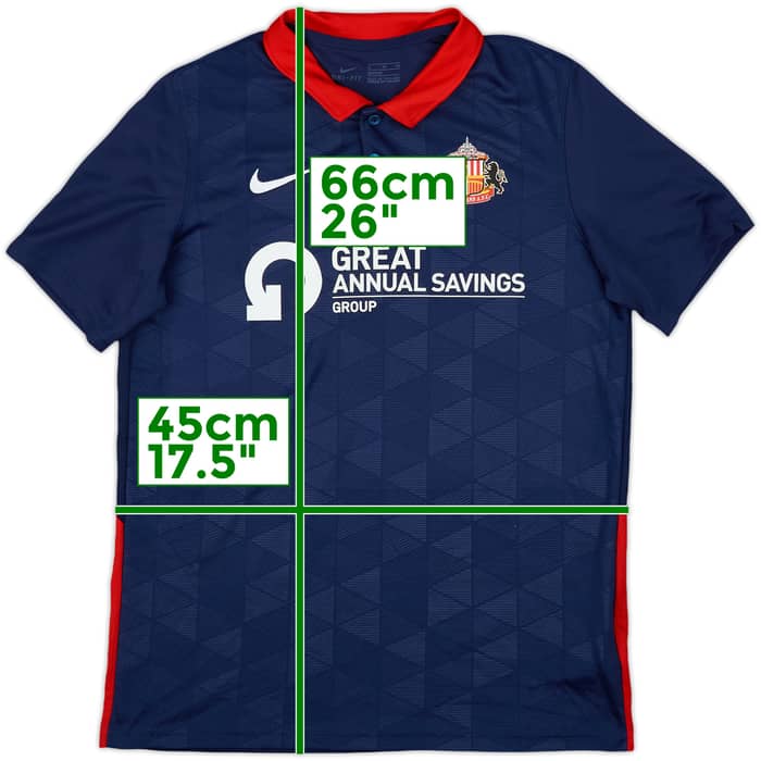 2020-21 Sunderland Away Shirt - 9/10 - (XL.Boys)