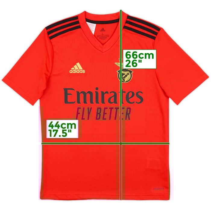 2020-21 Benfica Home Shirt - 9/10 - (L.Boys)