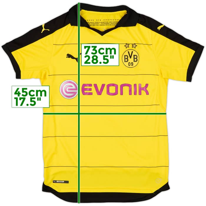 2015-16 Borussia Dortmund Home Shirt - 7/10 - (S)