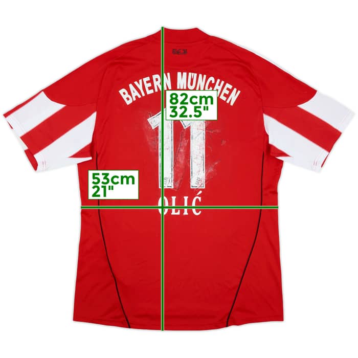 2010-11 Bayern Munich Home Shirt Olic #11 - 4/10 - (L)