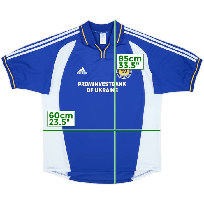 2001-02 Dynamo Kyiv Away Shirt - 10/10 - (XL)