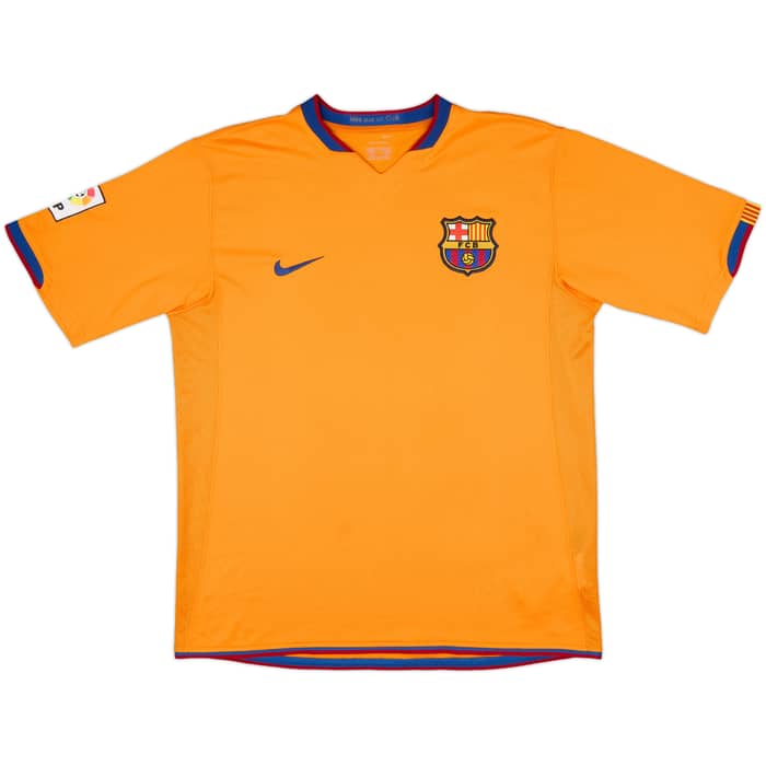2006-08 Barcelona Away Shirt Ronaldinho #10 - 9/10 - (M)