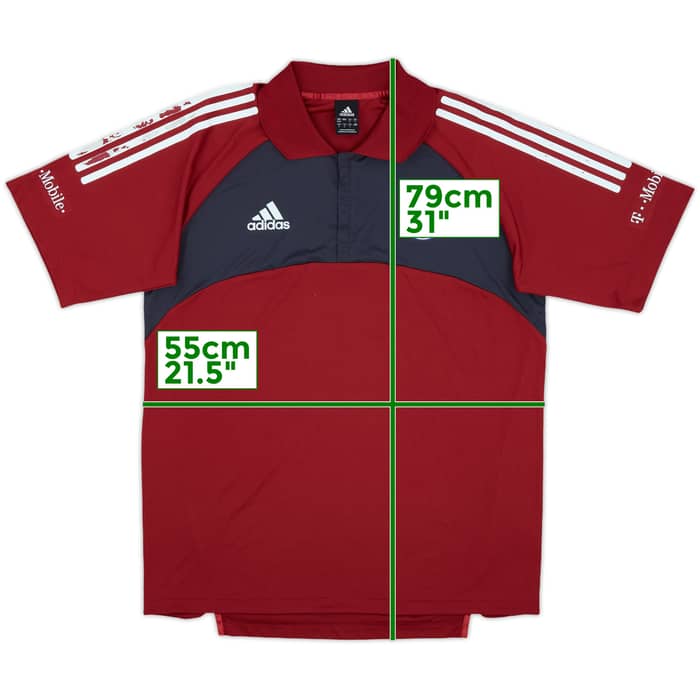 2002-03 Bayern Munich adidas 1/4 Zip Polo Shirt - 6/10 - (M)