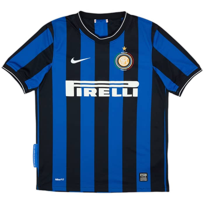 2009-10 Inter Milan Home Shirt - 6/10 - (L.Boys)