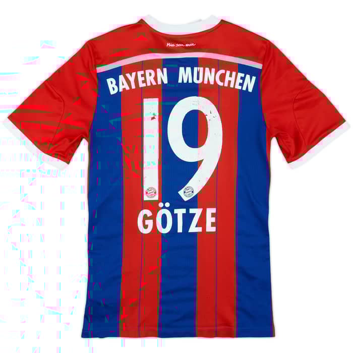 2014-15 Bayern Munich Home Shirt Gotze #19 - 5/10 - (XL.Boys)