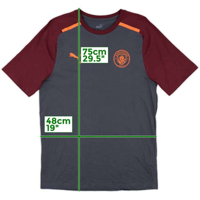 2023-24 Manchester City Puma Cotton Tee - 10/10 - (M)