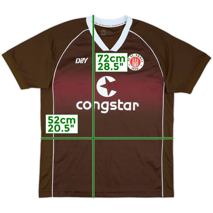 2023-24 St Pauli Home Shirt - 9/10 - (M)