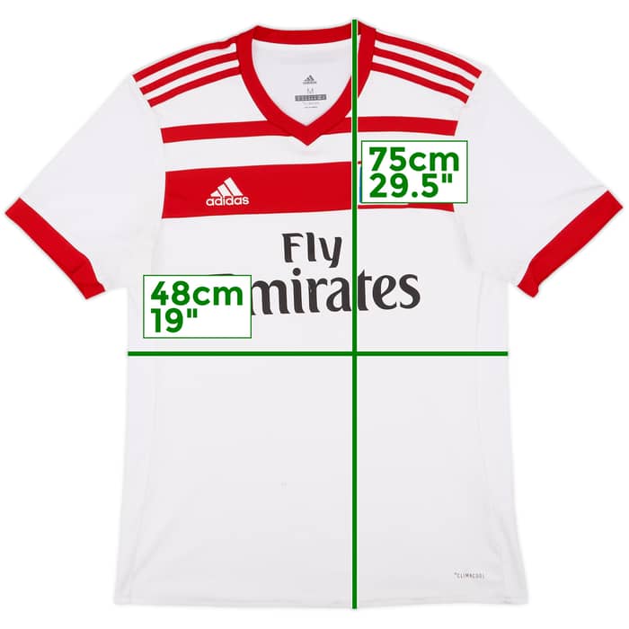 2017-18 Hamburg Home Shirt - 8/10 - (M)