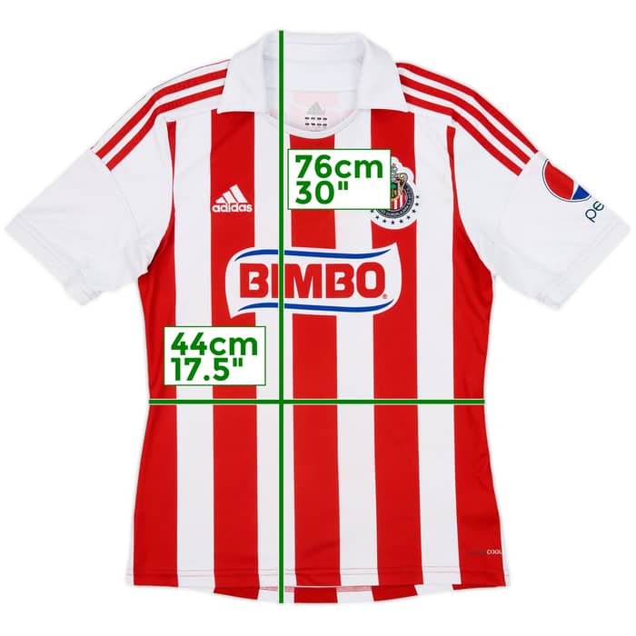 2012-13 Chiva Guadalajara Home Shirt - 6/10 - (S)