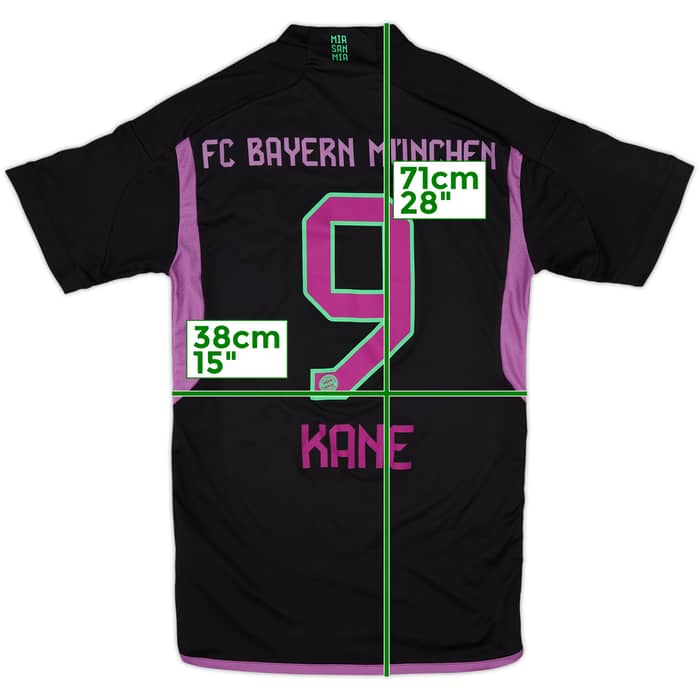 2023-24 Bayern Munich Away Shirt Kane #9 - 10/10 - (XS)