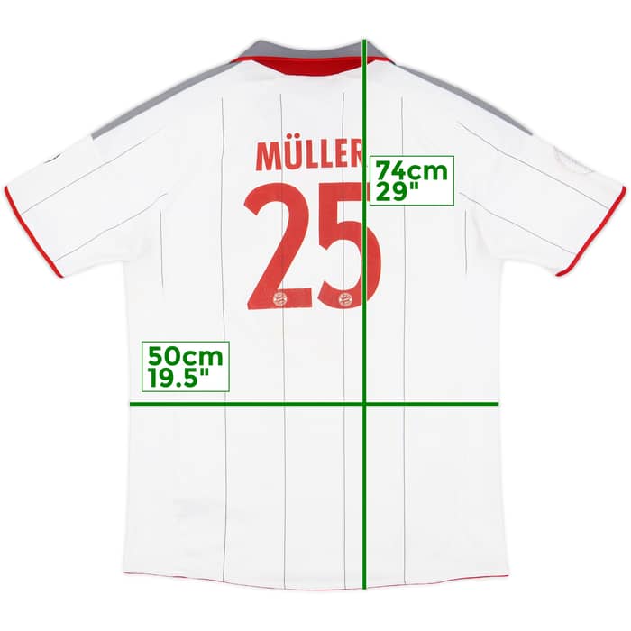2009-10 Bayern Munich CL Shirt Muller #25 - 4/10 - (XL.Boys)
