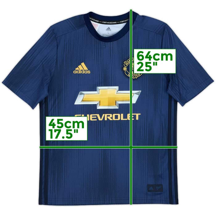 2018-19 Manchester United Third Shirt - 9/10 - (L.Boys)