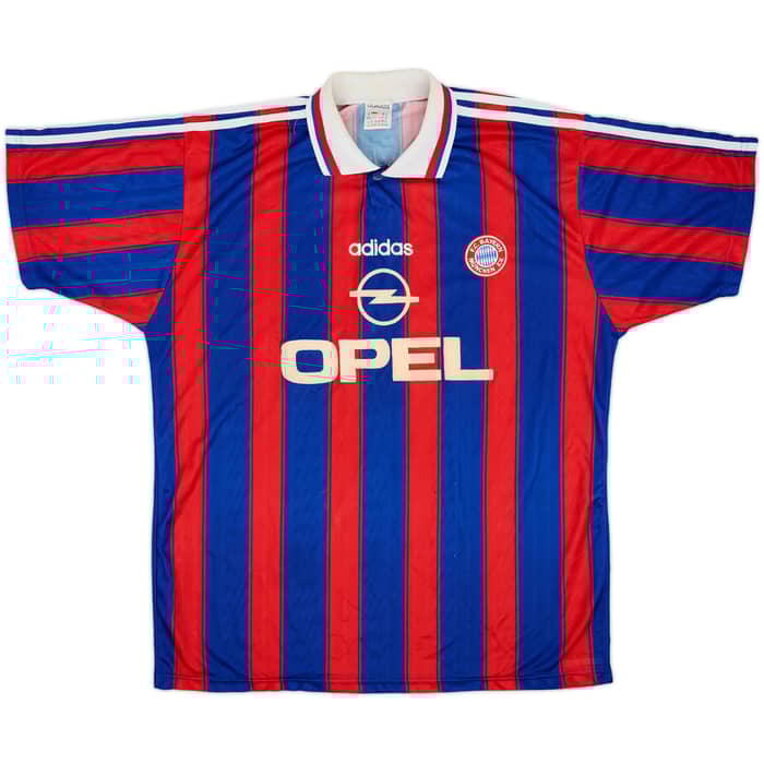 1995-97 Bayern Munich Home Shirt Scholl #7 - 6/10 - (XL)