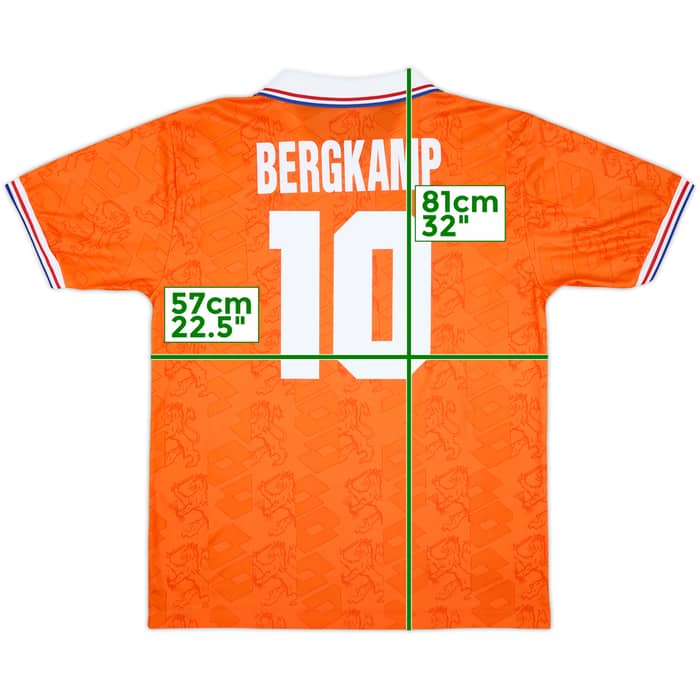 1994 Netherlands Home Shirt Bergkamp #10 - 9/10 - (XL)