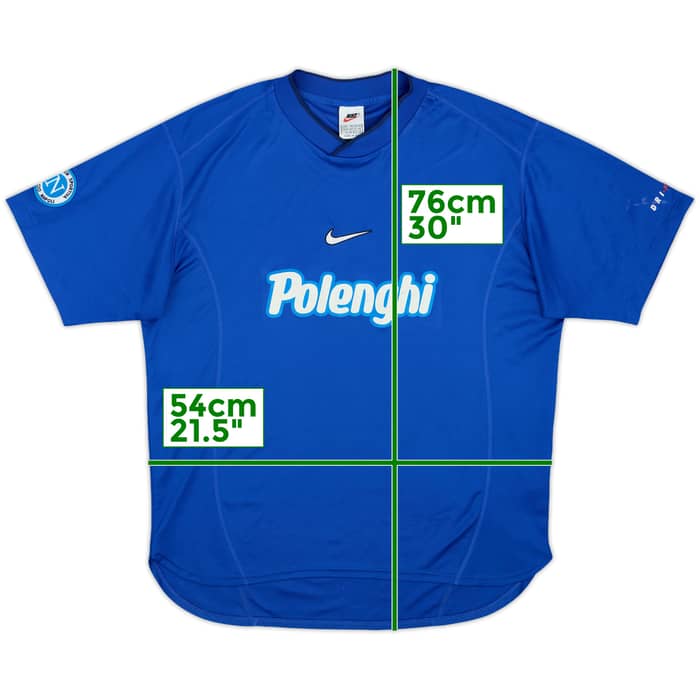 1997-98 Napoli Nike Player Issue Training Shirt - 7/10 - (L)