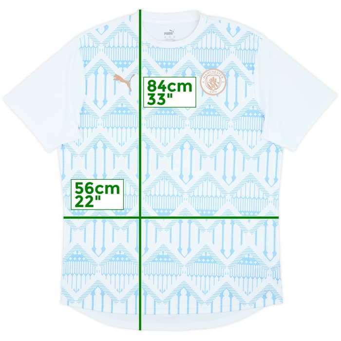 2019-20 Manchester City Puma Training Shirt - 8/10 - (XXL)