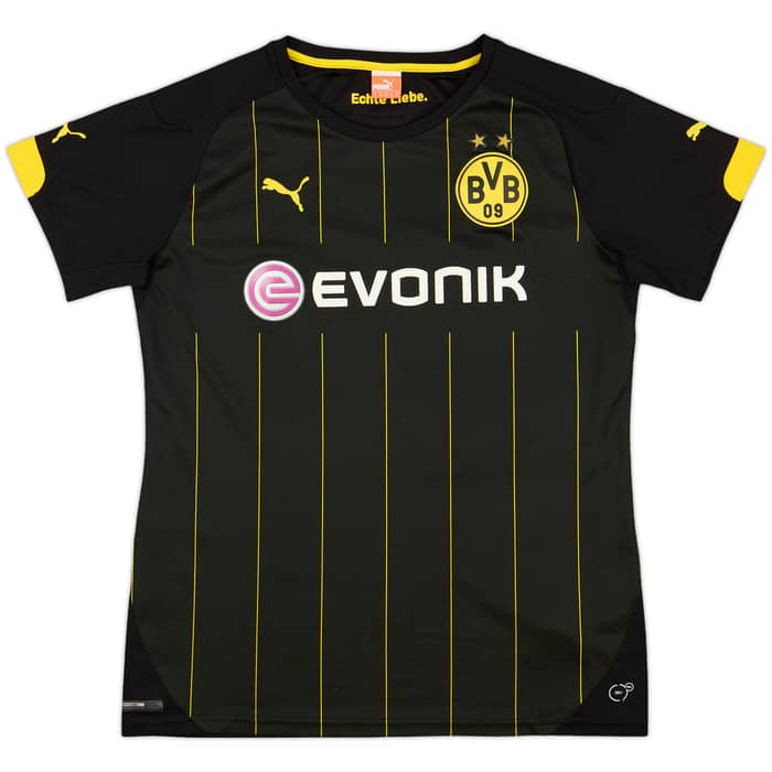 2014-16 Borussia Dortmund Away Shirt Ginter #28 - 8/10 - (Women's M)