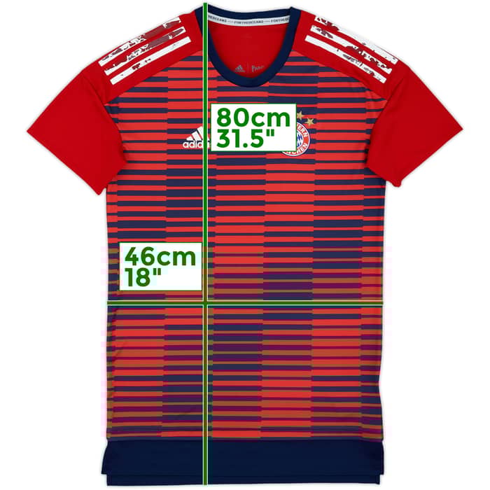 2017-18 Bayern Munich adidas Training Shirt - 6/10 - (XS)
