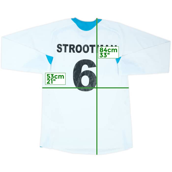 2005-06 PSV Third L/S Shirt Strootman #6 - 9/10 - (L)