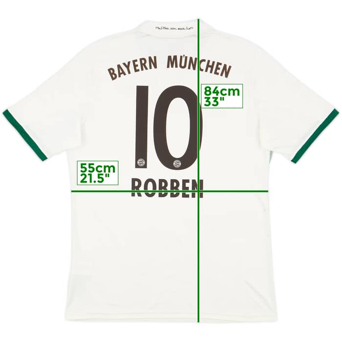2013-14 Bayern Munich Away Shirt Robben #10 - 7/10 - (XL)