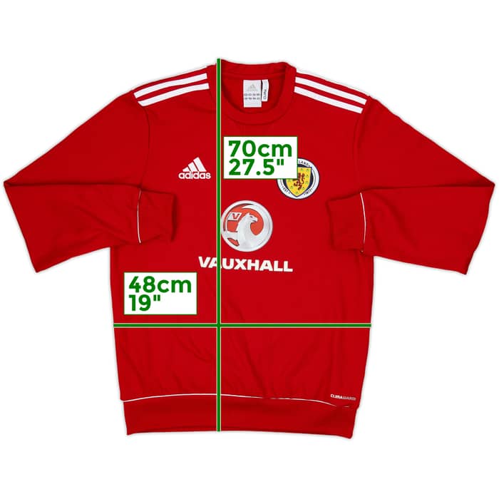 2011-12 Scotland adidas Sweat Top - 9/10 - (M)