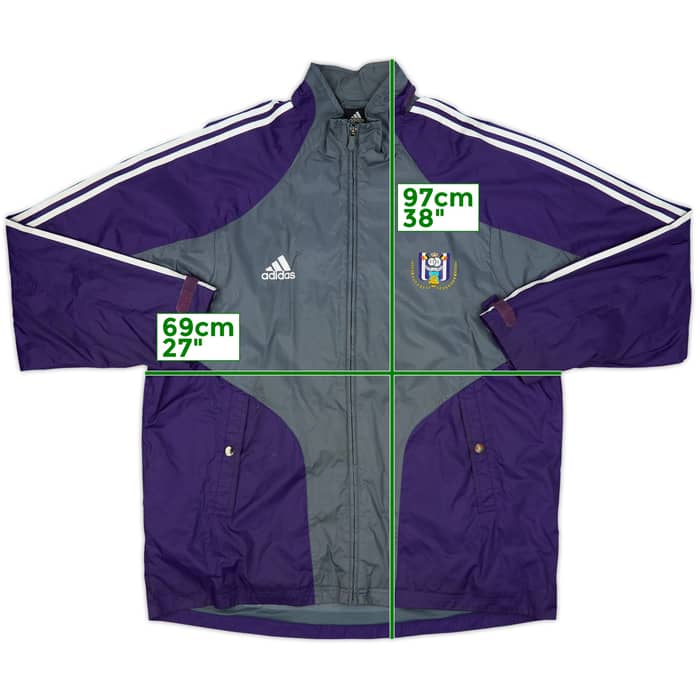 2004-05 Anderlecht adidas Track Jacket - 8/10 - (XL)