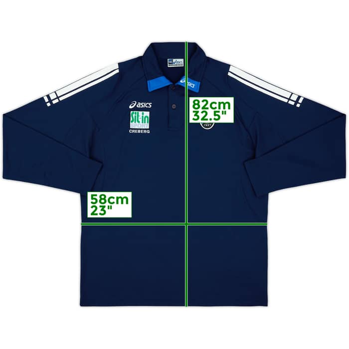 2006-07 Atalanta Asics Training L/S Shirt - 9/10 - (XL)