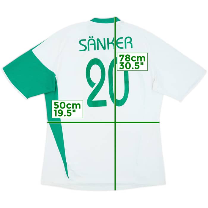 2009-10 Wolfsburg Home Shirt Sanker #20 - 6/10 - (L)