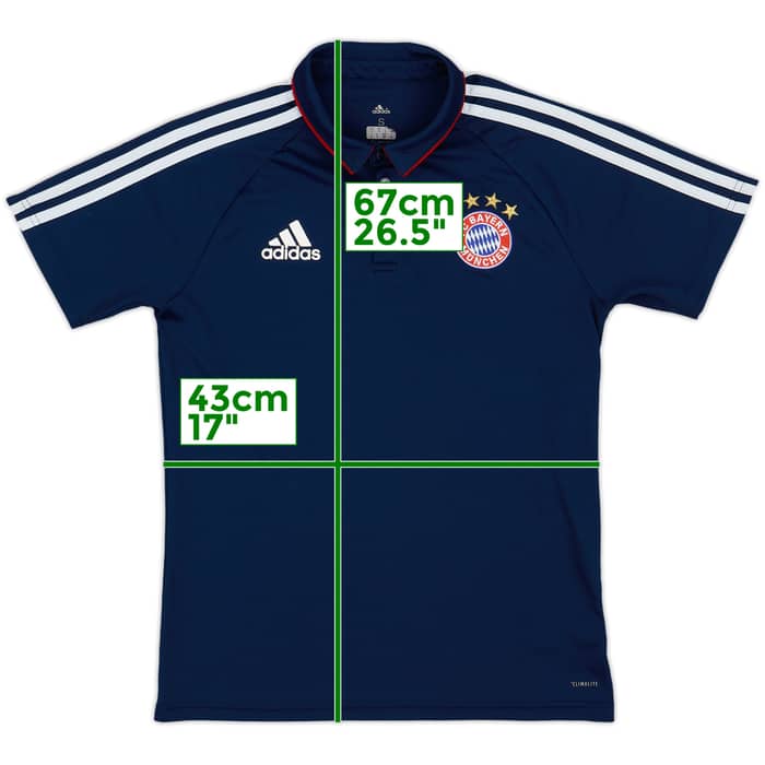 2017-18 Bayern Munich adidas Polo Shirt - 7/10 - (S)