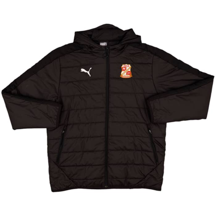 2018-19 Swindon Puma Padded Bench Coat - 8/10 - (L)