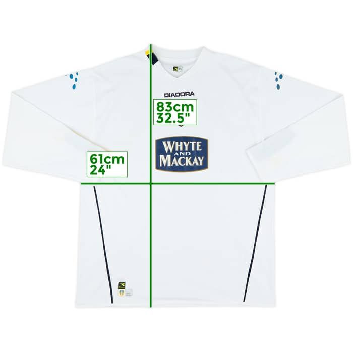 2004-05 Leeds United Home L/S Shirt - 6/10 - (XL)
