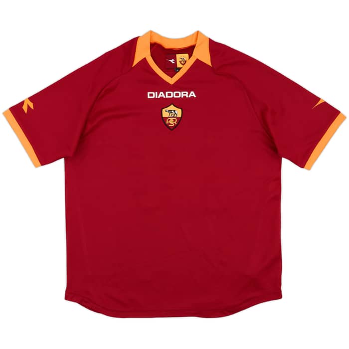 2006-07 Roma Home Shirt - 4/10 - (L)