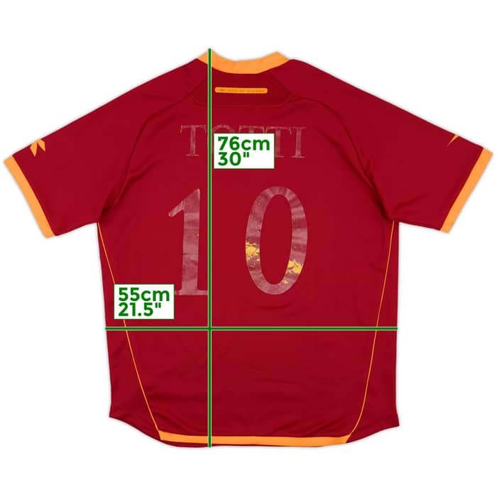 2006-07 Roma Home Shirt - 4/10 - (L)