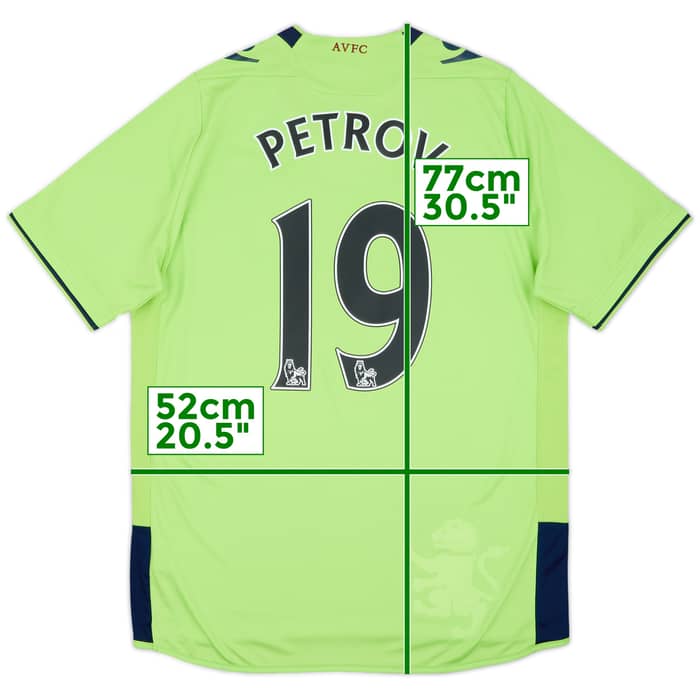 2012-13 Aston Villa Away Shirt Petrov #19 - 8/10 - (S)