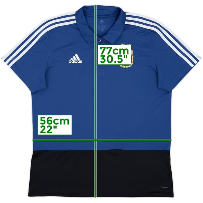 2018-19 Argentina adidas Polo Shirt - 8/10 - (XL)