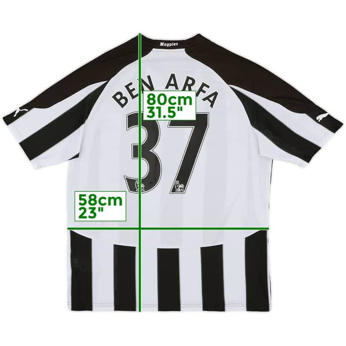 2010-11 Newcastle Home Shirt Ben Arfa #37 - 9/10 - (L)