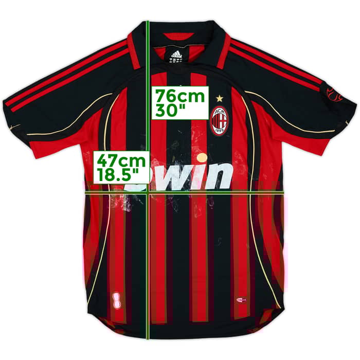 2006-07 AC Milan Home Shirt - 3/10 - (S)