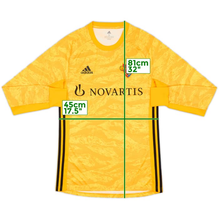 2019-20 FC Basel GK Shirt - 9/10 - (S)