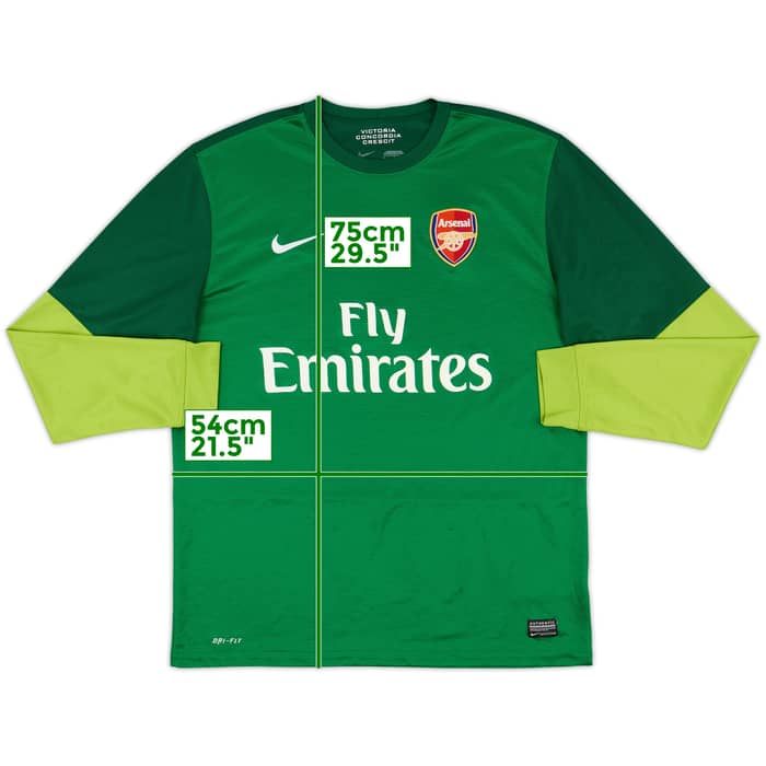 2012-13 Arsenal GK Shirt - 8/10 - (L)