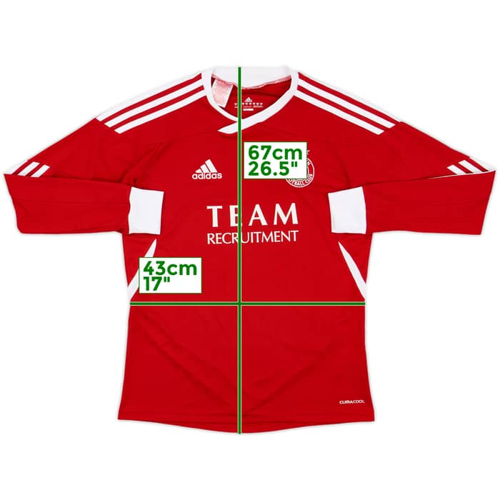2011-12 Aberdeen Home L/S Shirt - 8/10 - (XS)