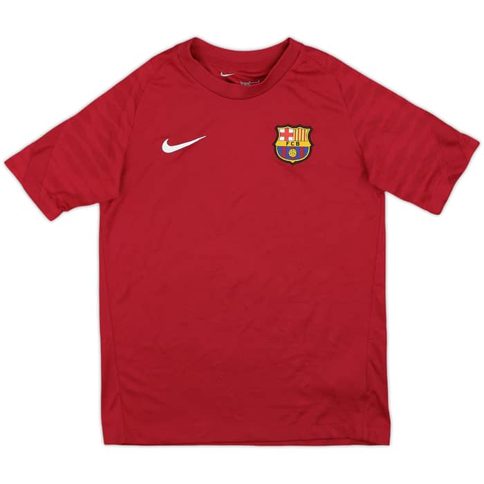 2021-22 Barcelona Nike Training Shirt - 9/10 - (L.Boys)