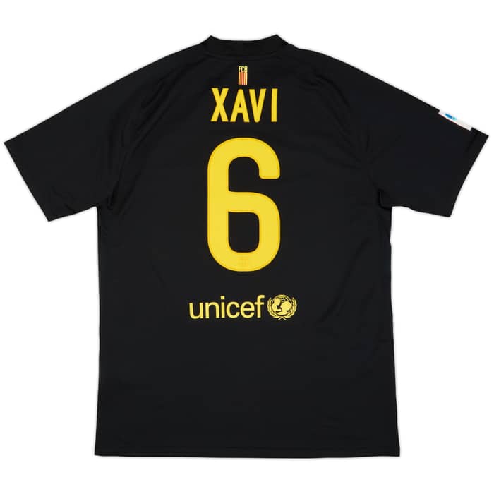 Camiseta de visitante del Barcelona 2011-12 Xavi #6 - 9/10 - (L)