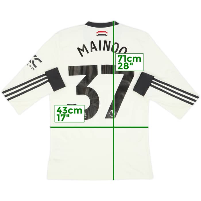 2024-25 Manchester United Third L/S Shirt Mainoo #37 - 9/10 - (S)