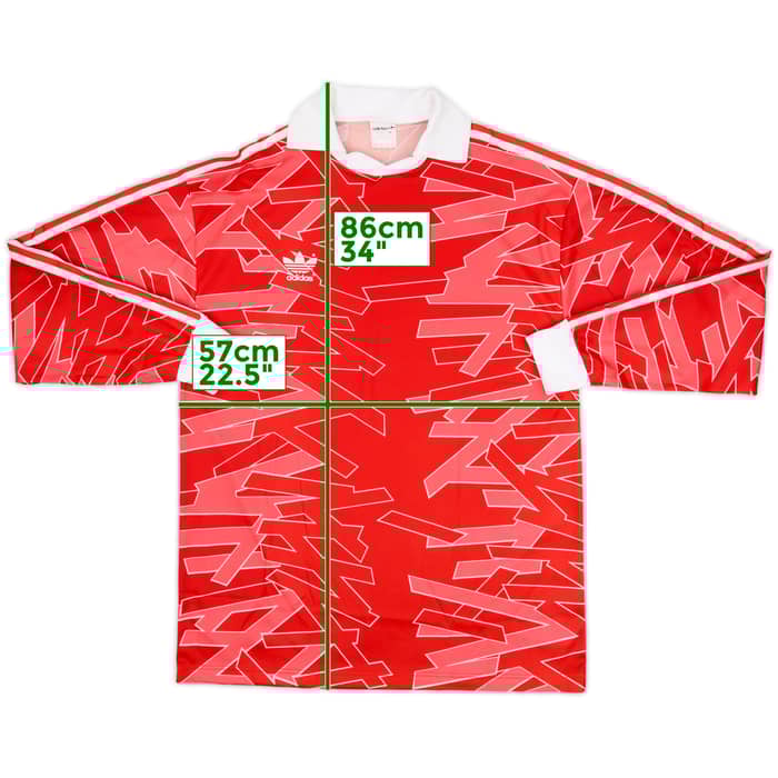 1990s adidas Template L/S Shirt - 9/10 - (XL)