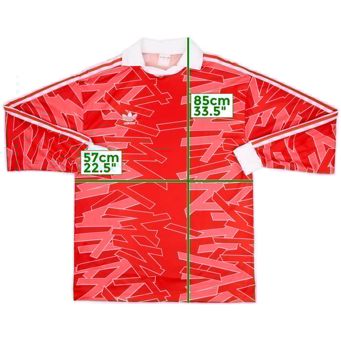 1990s adidas Template L/S Shirt - 9/10 - (XL)