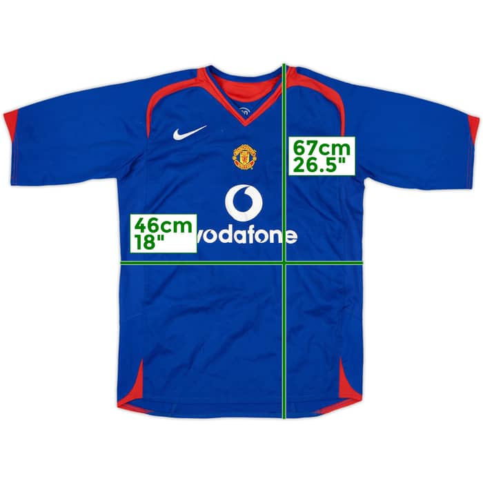 2005-06 Manchester United Away Shirt Rooney #8 - 4/10 - (XL.Boys)