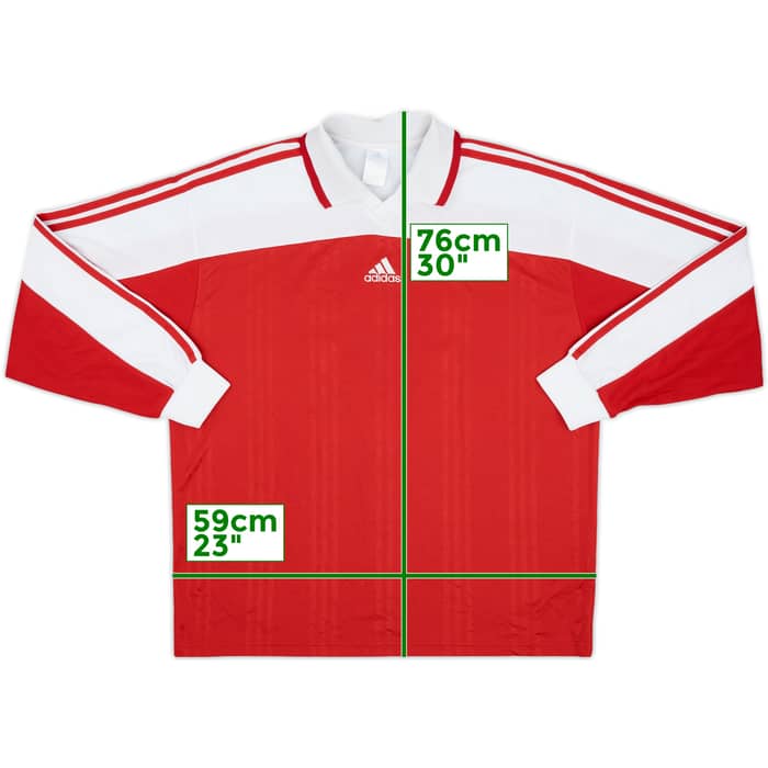 2000-01 adidas Template L/S Shirt #12 - 9/10 - (XL)